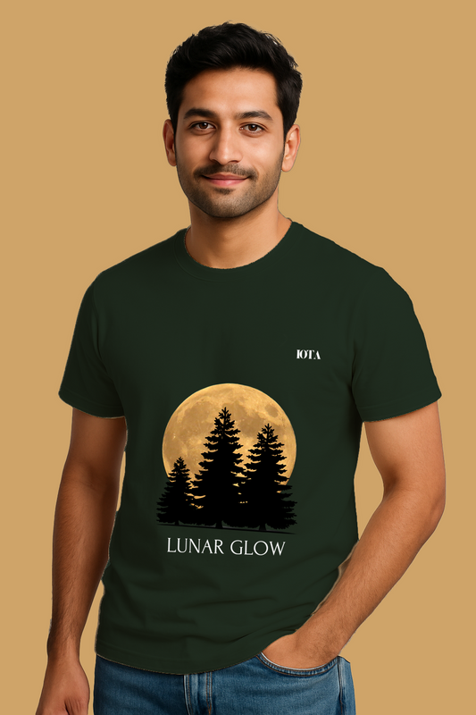 Lunar Glow | Male Classic Crew T-Shirt | Dark Colors |