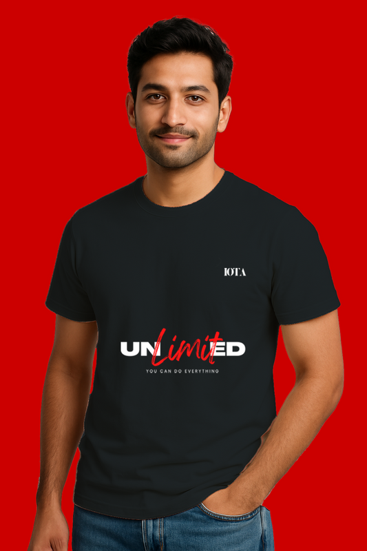 UNLIMITED | Male Classic Crew T-Shirt | Dark Colors |